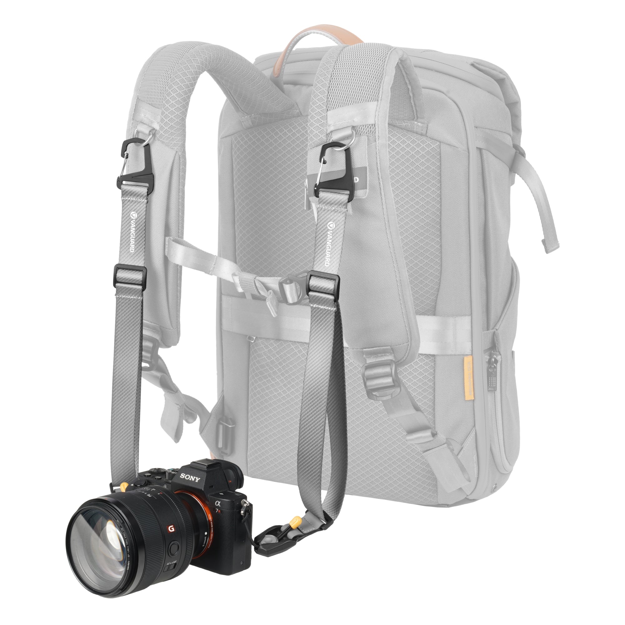 Vanguard Connect Backpack Strap GY Gray Quick-Release Camera & Binocul ...