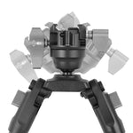 Vanguard EQ-Precision 1QS A Aluminum Gun Bipod w/ Ball Head & Quick-Release Pic Rail Adapter