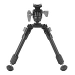 Vanguard EQ-Precision 1QS A Aluminum Gun Bipod w/ Ball Head & Quick-Release Pic Rail Adapter