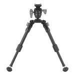 Vanguard EQ-Precision 1QS A Aluminum Gun Bipod w/ Ball Head & Quick-Release Pic Rail Adapter