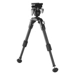 Vanguard EQ-Precision 1QS C Carbon Gun Bipod w/ Ball Head & Quick-Release Pic Rail Adapter