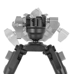 Vanguard EQ-Precision 2QS A Aluminum Gun Bipod w/ Ball Head & Quick-Release Pic Rail Adapter