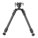 Vanguard EQ-Precision 2QS C Carbon Gun Bipod w/ Ball Head & Quick-Release Pic Rail Adapter