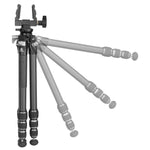 Vanguard Endeavor LT 26mm Carbon Legs Packable Shooting Tripod w/ Compact Clamping Gun Mount