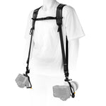 Vanguard PRO 2N1 Strap BK Black Dual Camera Harness with ARCA-Compatible Quick-Release System