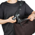 Vanguard VEO Lite B20L Camera & Everyday Backpack (Chocolate) – Fits Full-Frame Camera with 70–200mm Attached + 3 Lenses, 14