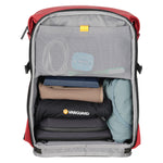 Vanguard VEO Lite B20L Camera & Everyday Backpack (Red) – Fits Full-Frame Camera with 70–200mm Attached + 3 Lenses, 14