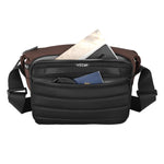 Vanguard VEO Lite S7L Camera & Everyday Shoulder Bag (Chocolate) – Fits Mirrorless Camera + Multiple Lenses, Tablet Storage, Removable Dividers, Easy-Clean Water-Resistant Design