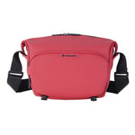Vanguard VEO Lite S7L Camera & Everyday Shoulder Bag (Red) – Fits Mirrorless Camera + Multiple Lenses, Tablet Storage, Removable Dividers, Easy-Clean Water-Resistant Design