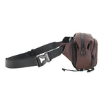 Vanguard VEO Lite W3L Camera & Everyday Waist Pack (Chocolate) – 3L Capacity, Fits Mirrorless Camera + Accessories, Tripod Strap, Adjustable Wear, Easy-Clean Water-Resistant Design