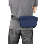 Vanguard VEO Lite W3L Camera & Everyday Waist Pack (Navy) – 3L Capacity, Fits Mirrorless Camera + Accessories, Tripod Strap, Adjustable Wear, Easy-Clean Water-Resistant Design