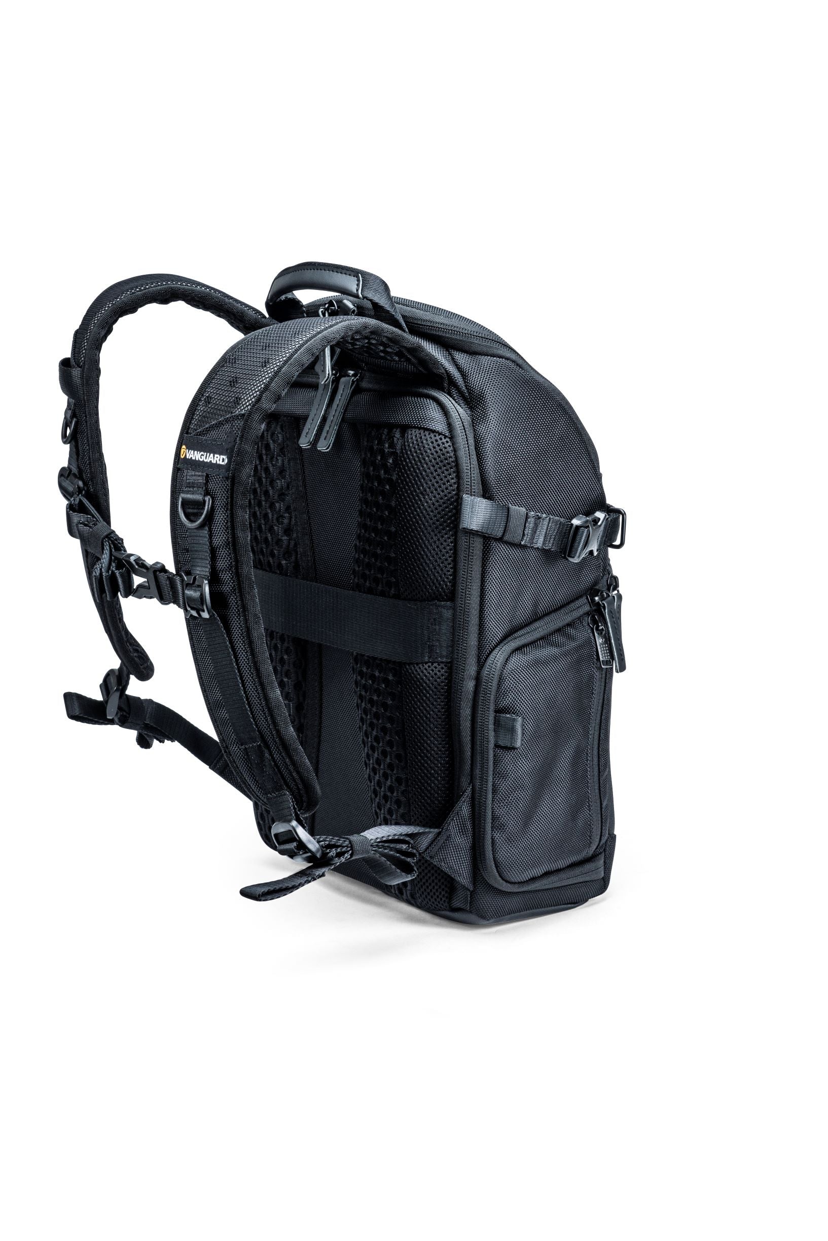 black leather camera backpack VEO Select 37 BRM BK Backpack, Black