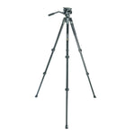 VEO 2 PRO 263AV ALUMINUM TRIPOD WITH 2-WAY VIDEO PAN HEAD - RATED AT 11LBS/5KG