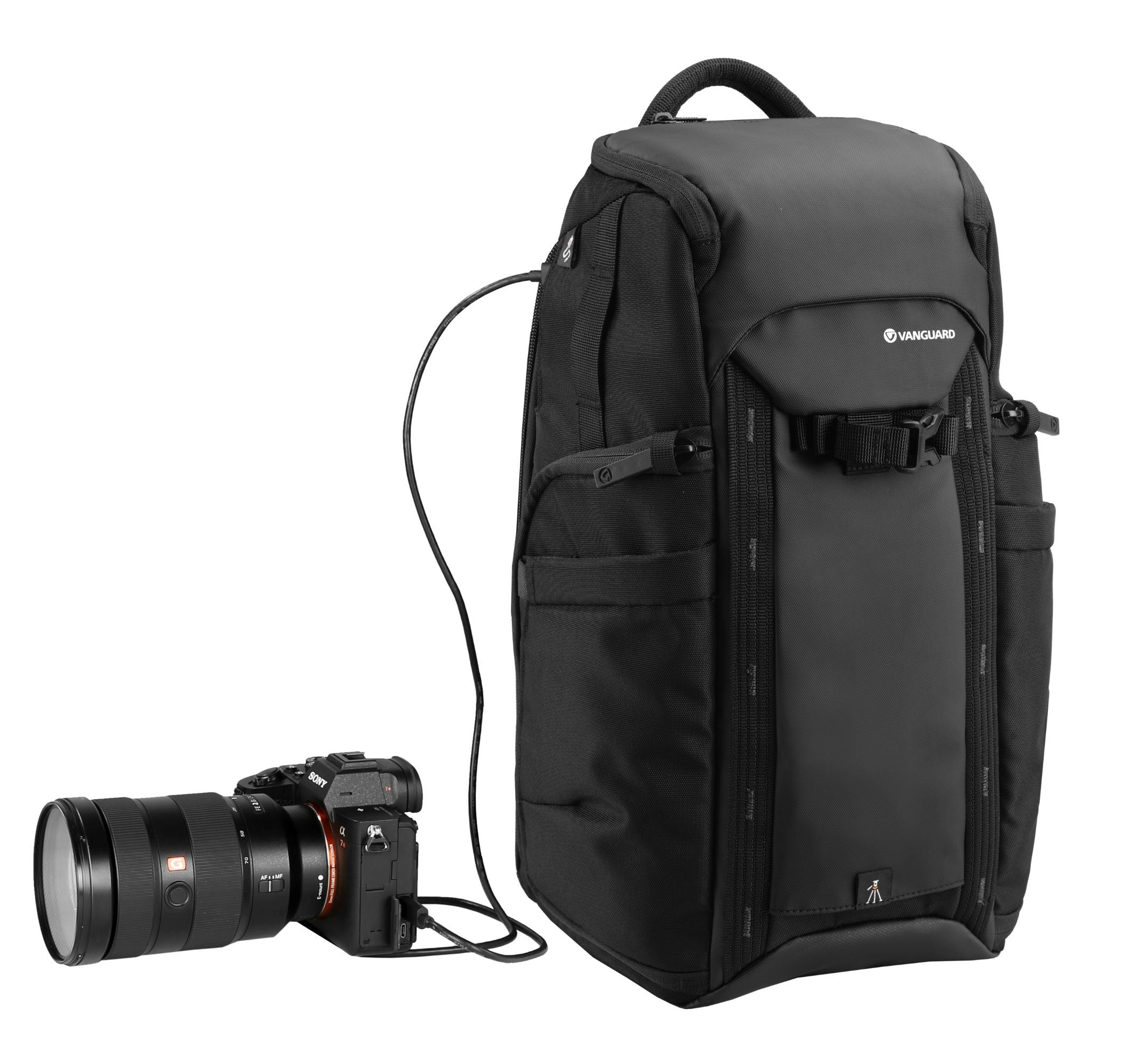 VEO Adaptor R44 Gray Camera Backpack w/ USB Port