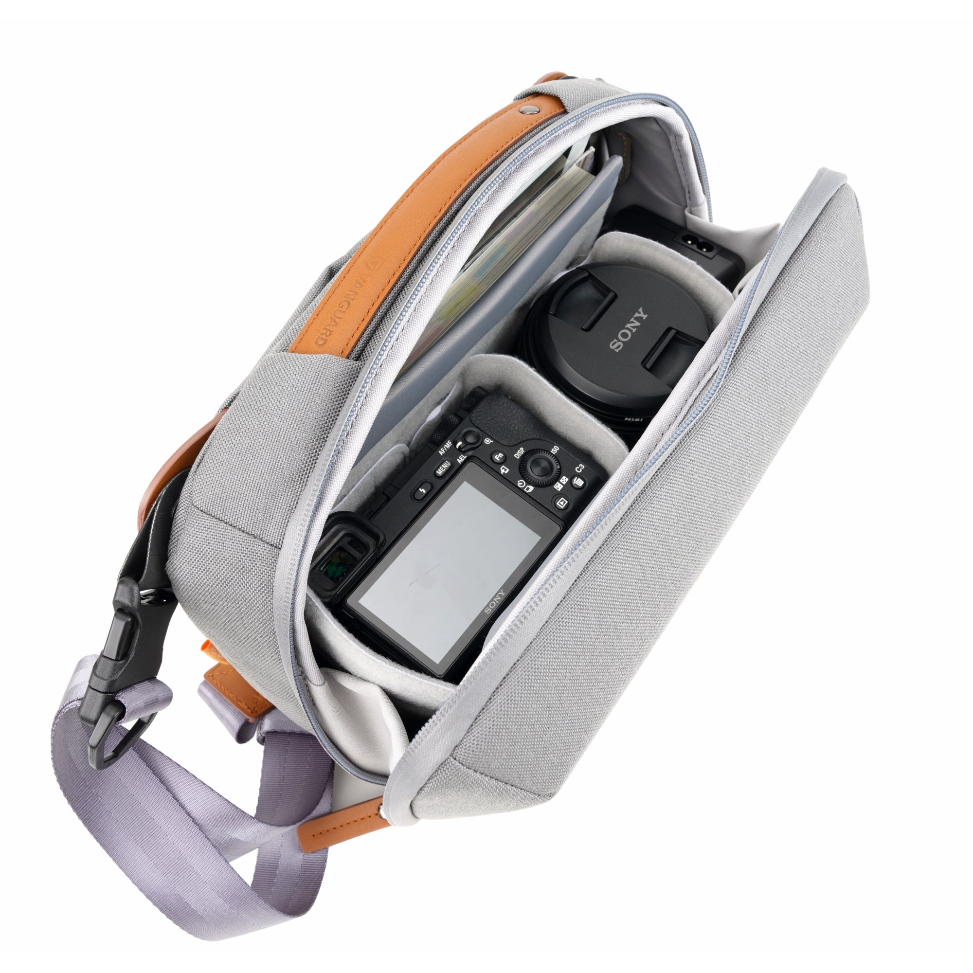 Vanguard VEO City CB29 GY Crossbody Camera Bag Gray Vanguard USA vanguard-veo-city-cb29-gy-crossbody-camera-bag-gray-vanguard-usa