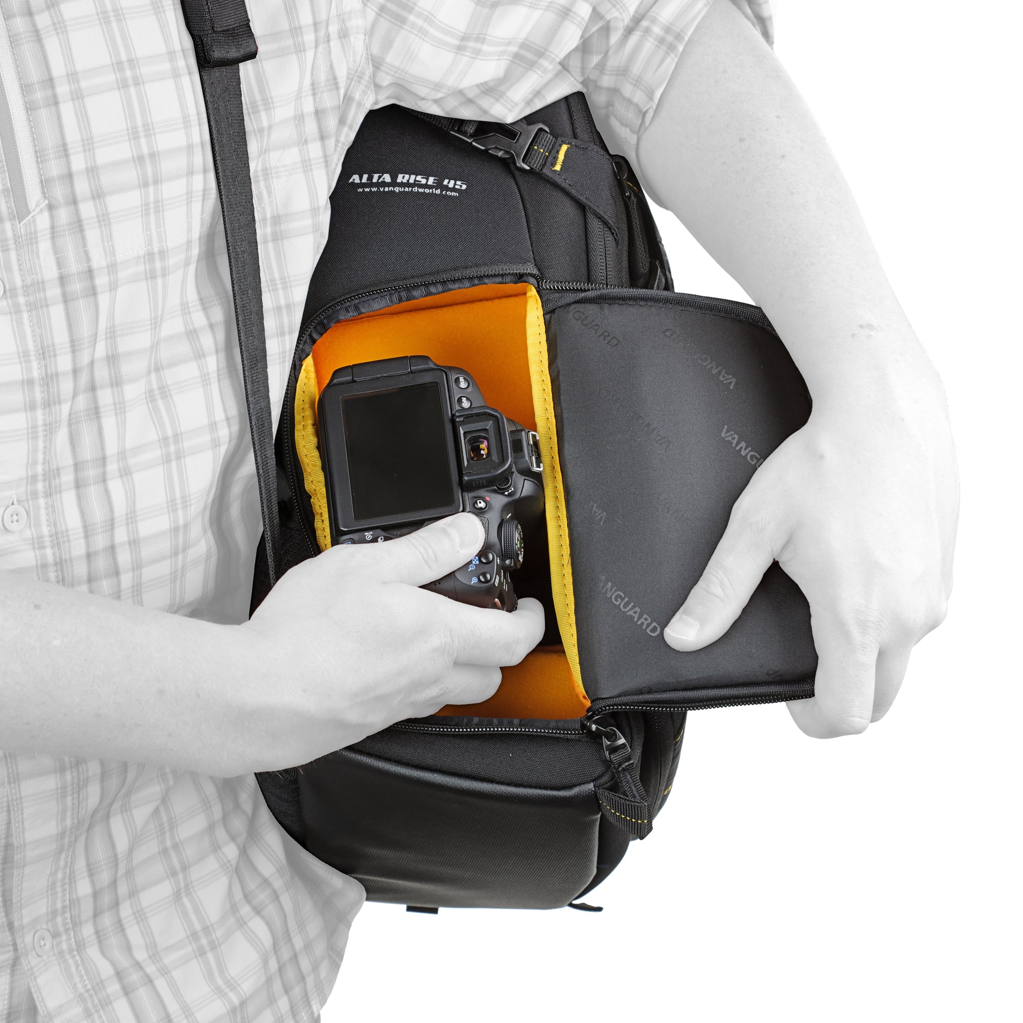Camera backpack with side access Clearance